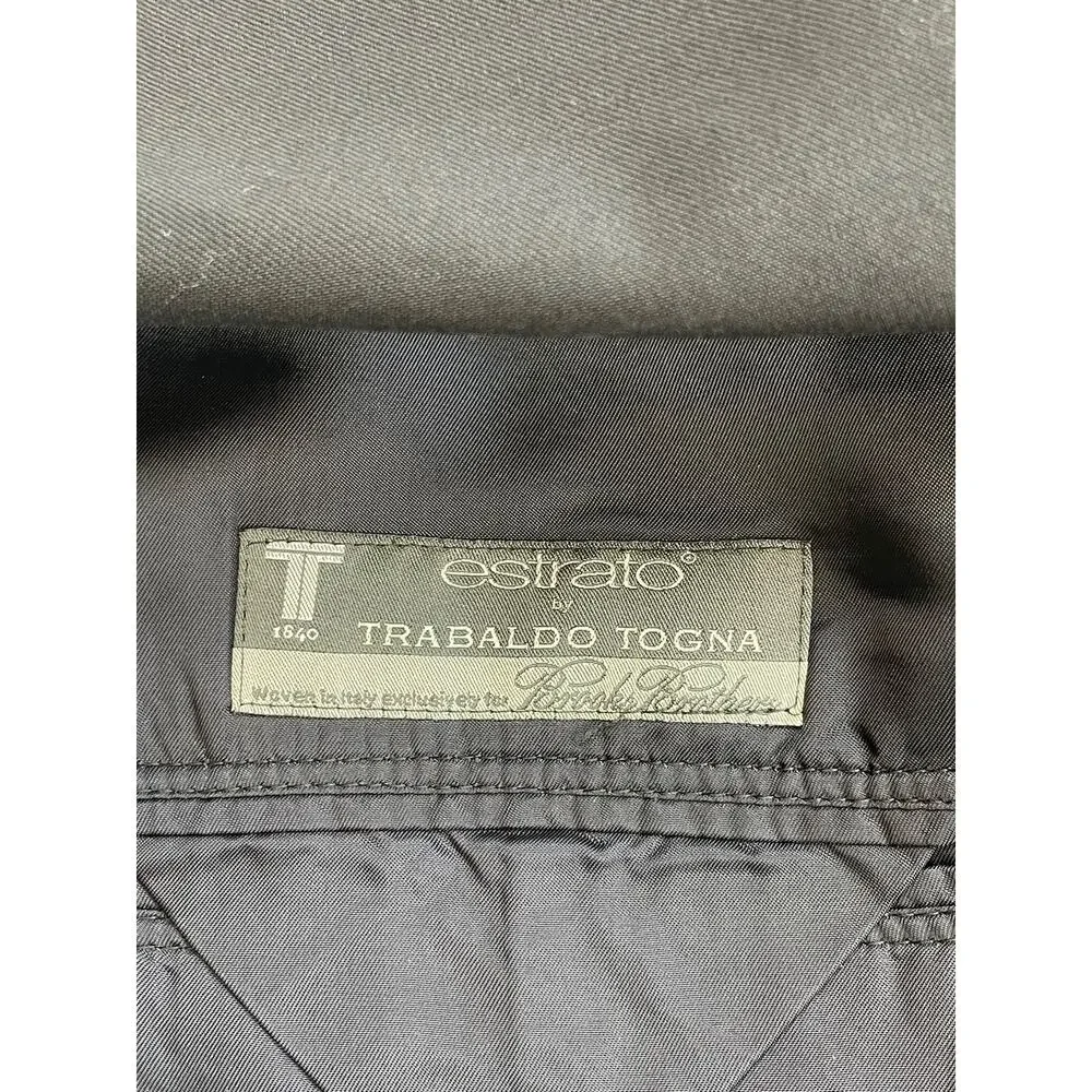 Brooks Brothers Suit‎ Men 41R Blue Madison Wool Trabaldo Togna Pants 35x29 USA